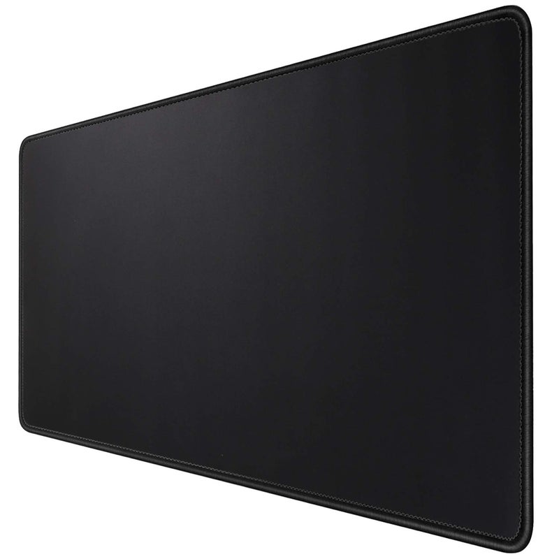 HIHUHEN Gaming Mouse Mat/Mouse Pad 35.4x15.7x0.12Inch | XXL Mouse pad | Table mat/Large Size | Improved Precision and Speed | Rubber Base for Stable Grip on Smooth Surfaces Non-Slip (90x40 Black004) - Image 1